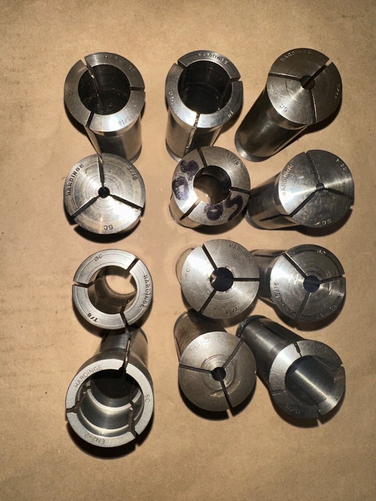 HARDINGE 5C COLLETS VARIOUS SIZES QTY 12