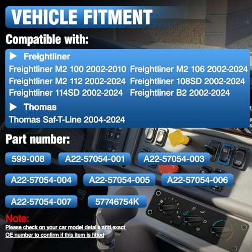 Air Conditioning Control Module Panel, 599-008 Heater Climate Control Module