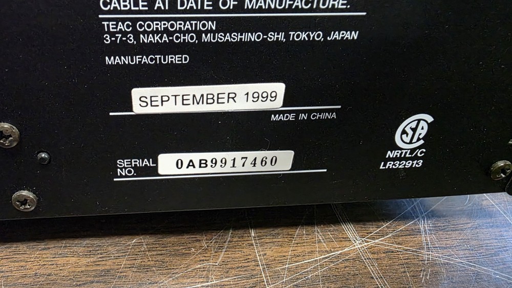 Teac PD-D2700 5-Disc CD Changer Player