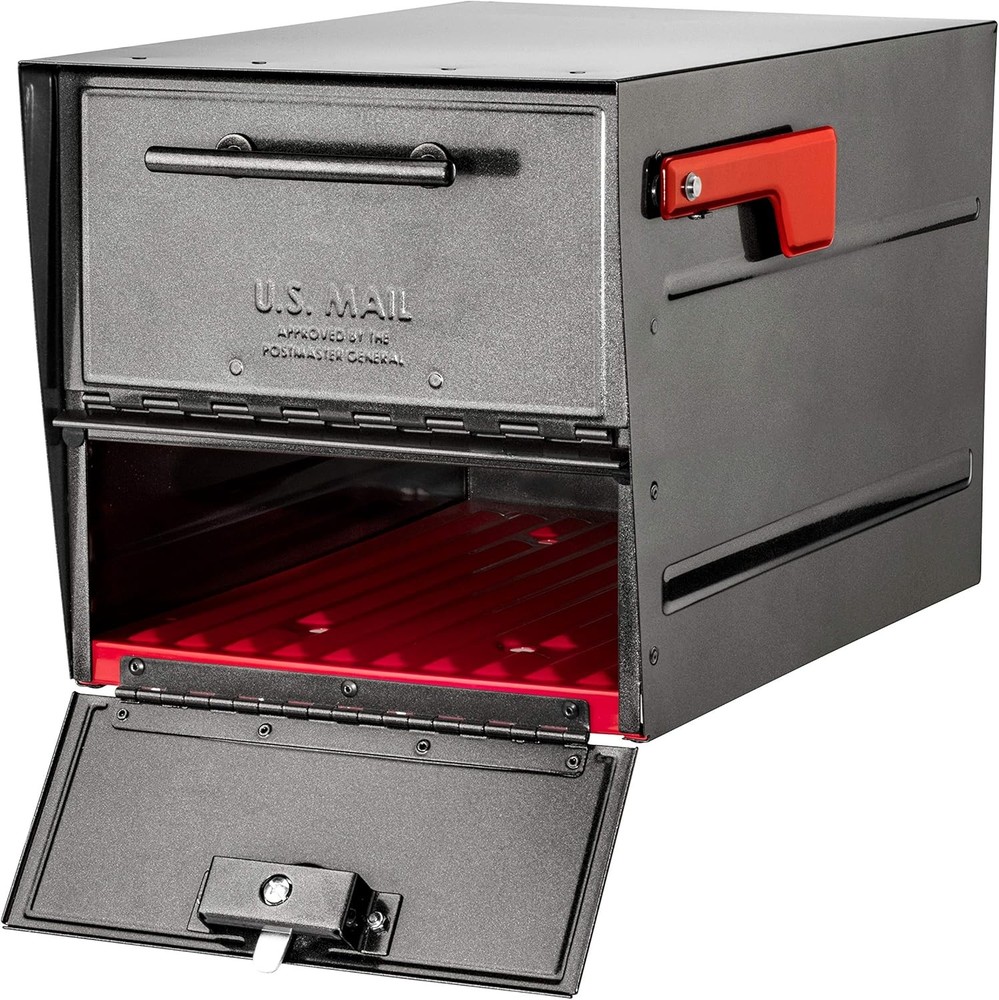 Architectural Mailboxes 6400P-R-10 Oasis Eclipse Locking Mailbox, C2, Pewter