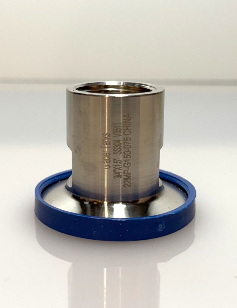 Tri Clamp 1.5" to 3/4" FNPT Sanitary Fitting SS304 *EXC*