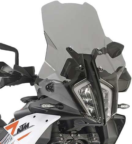 GIVI D7716S Smoke Windshield for KTM Motorcycles – Replacement