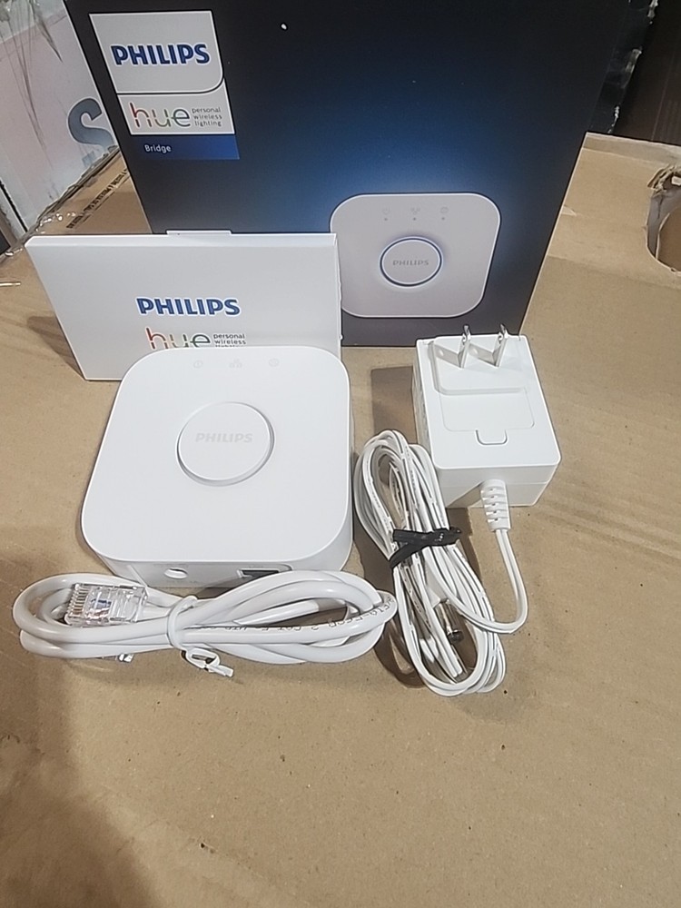 Philips Hue Bridge Lighting Controller Hub - White