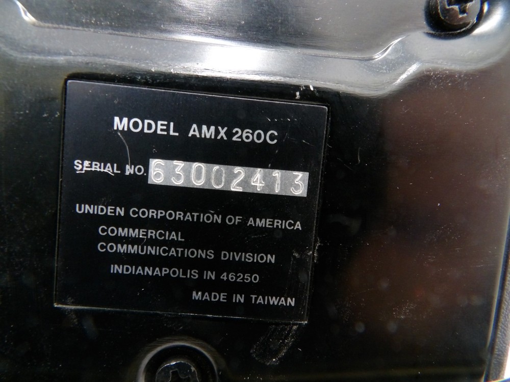 Uniden AMX 260C External Speaker UNTESTED