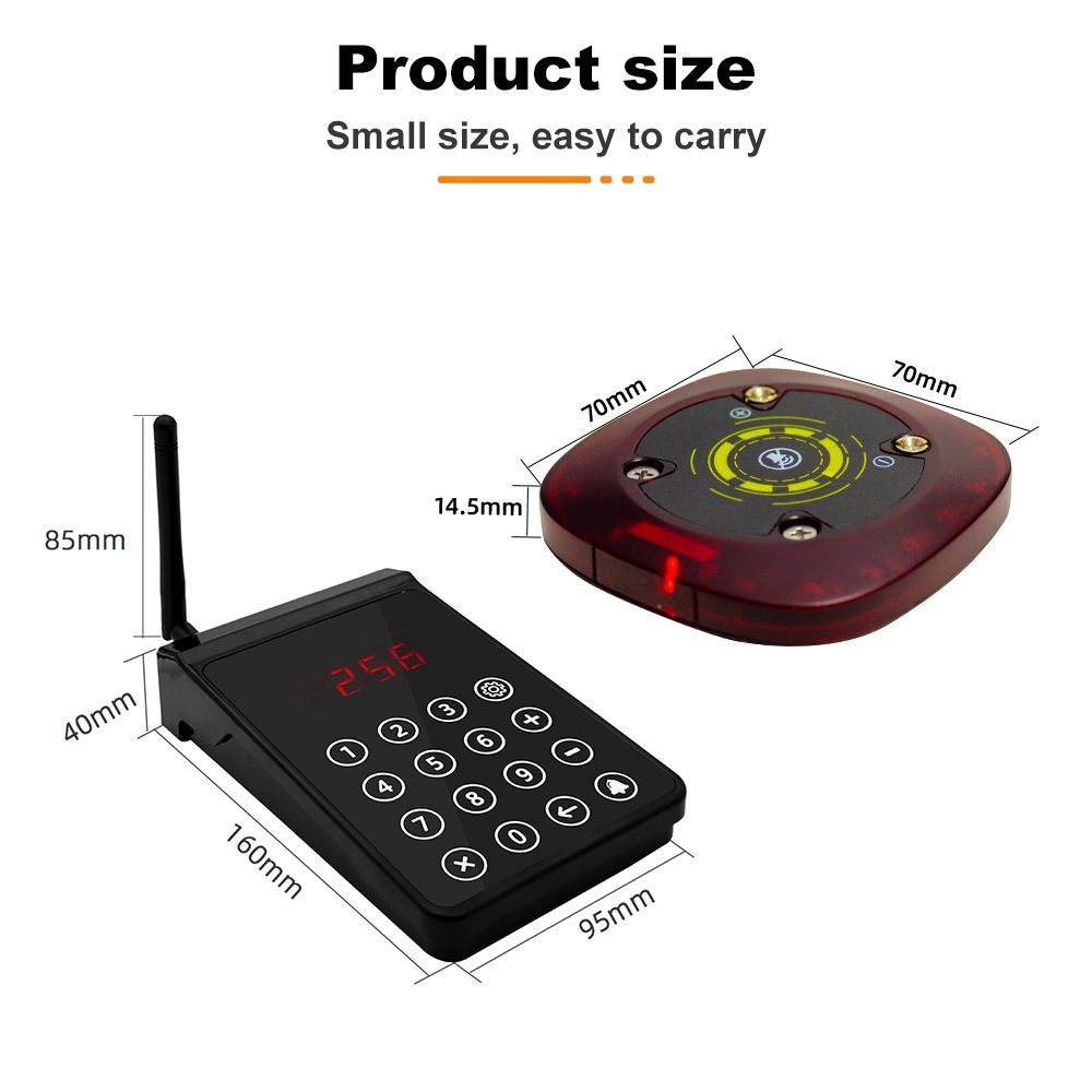 CATEL CTP205 Wireless Restaustant Calling System Restaurants