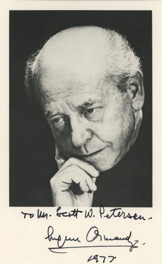 Eugene Ormandy-Vintage Signed Photograph