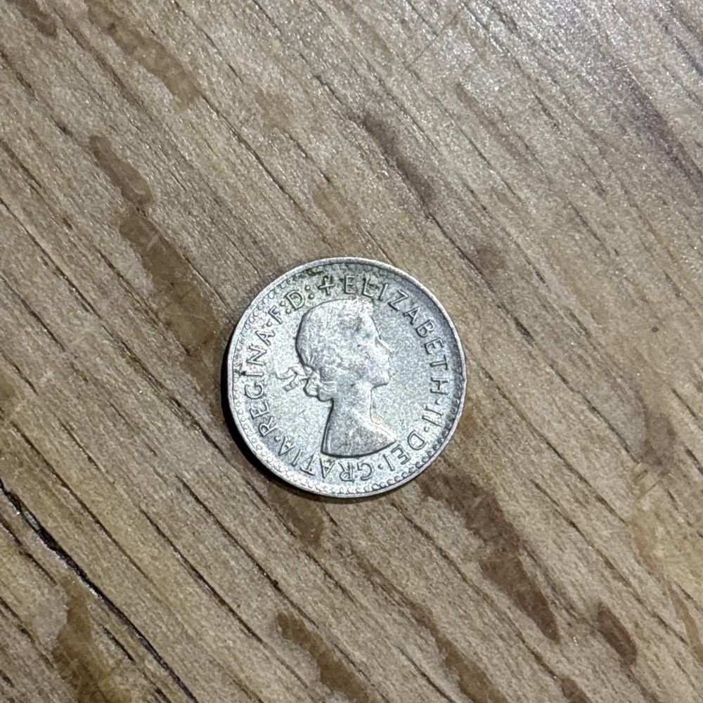 AUSTRALIA 3 PENCE 1963 & 1960 Silver threepence