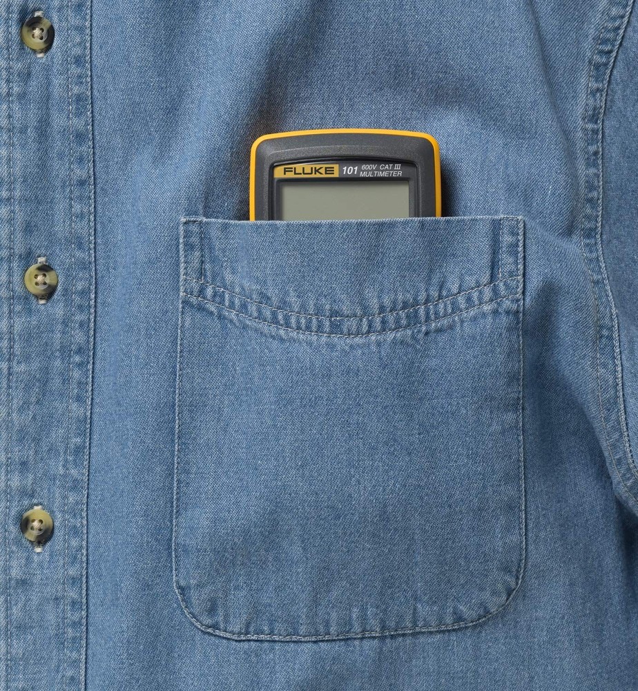 Fluke 101 Basic Digital Multimeter Pocket Portable Meter Equipment Industrial