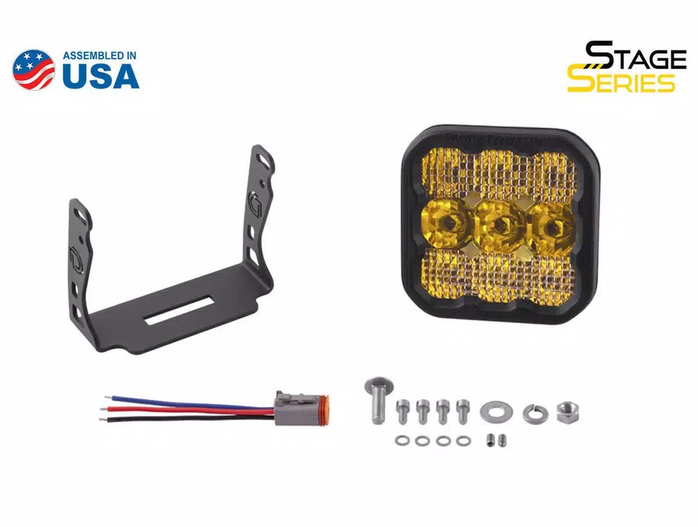 Diode Dynamics 5" Yellow Pro LED Pod one Pro Yellow Combo