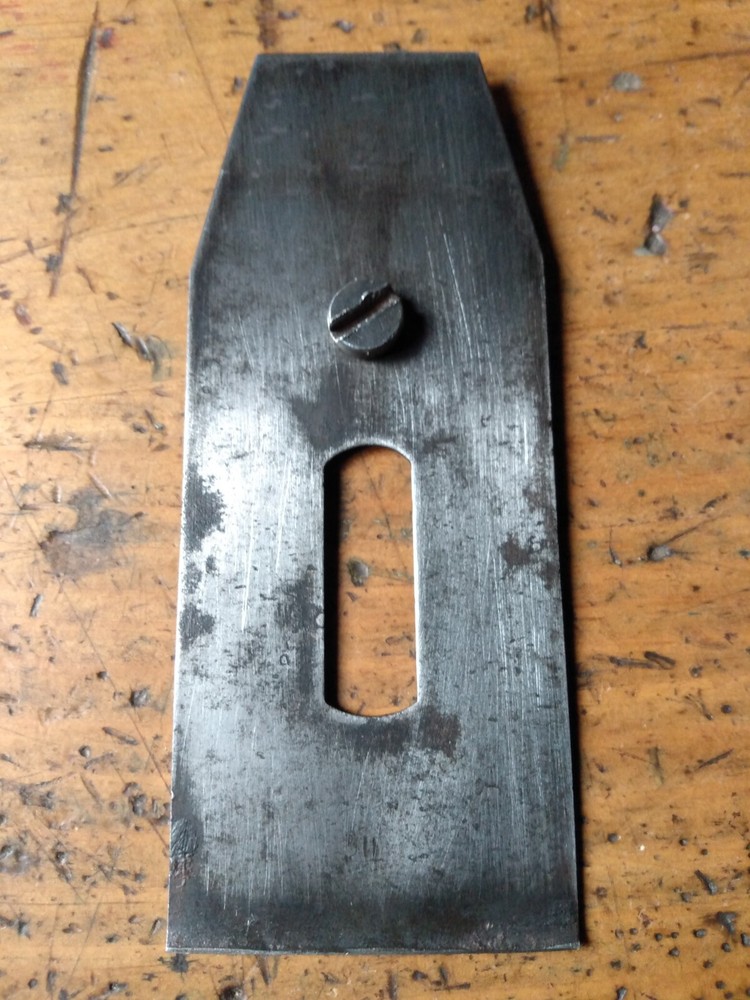 STANLEY 2-3/8" EARLY TRANSITIONAL PLANE CHIP BREAKER. SEE FULL DESCRIPTION.