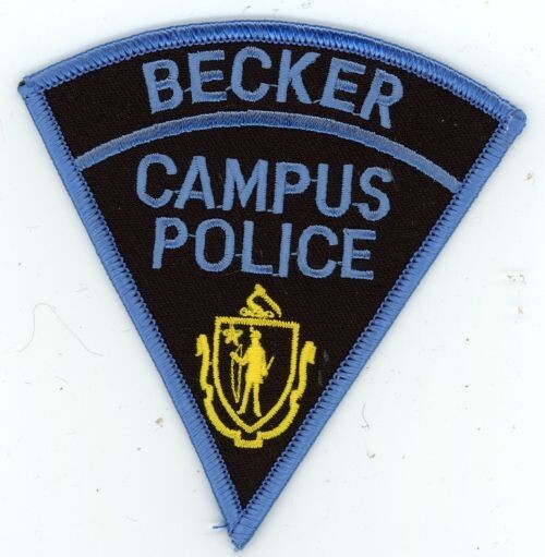 MASSACHUSETTS MA BECKER CAMPUS POLICE NICE SHOULDER PATCH SHERIFF