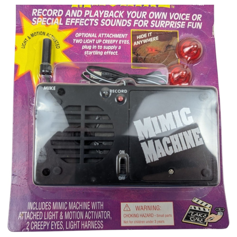 90s Mimic Machine Record & Playback Halloween Voice & Sound Effects