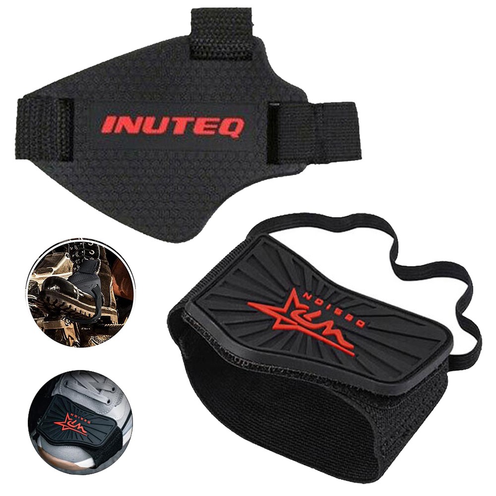 Men Motorcycle Shift Pad Anti-Slip Rubber Protective Shoe Boot Cover Adjustable