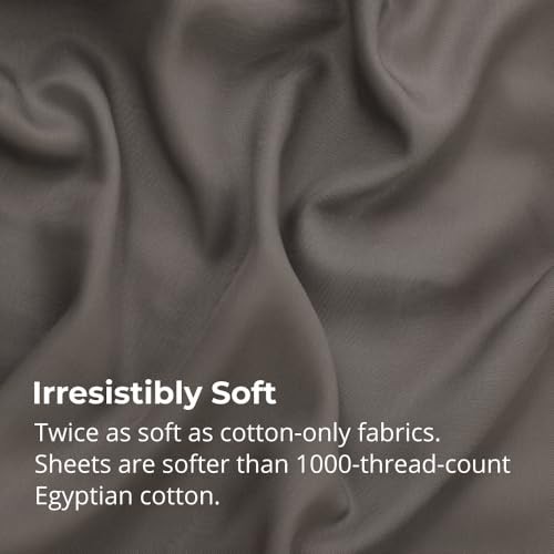 Aloha Soft 4-Piece Sheet Set | | | Made from 100% Split King Shade Gray