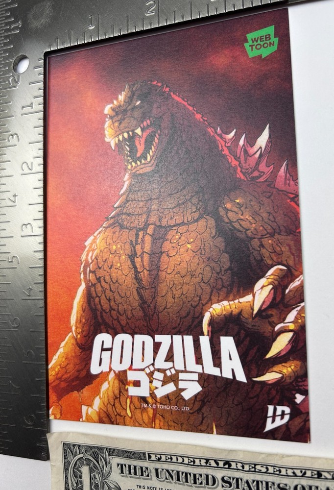 GODZILLA IDW Webtoon Postcard 2025 NYCC