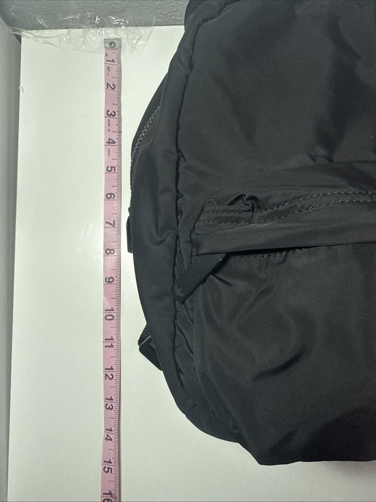Adidas, Black Medium Size Nylon Backpack