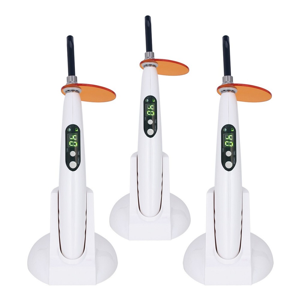 Dental Cordless LED Curing Light Lamp High Wireless Curing Lamp 8 Time setting