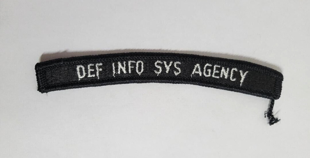 US Navy DEF INFO SYS AGENCY Defense Information Systems Agency Segment Patch