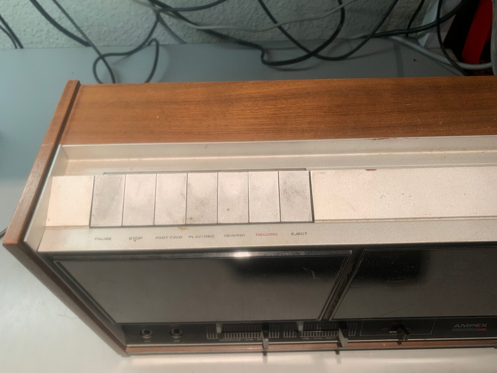 Vintage Ampex Micro 52 Stereo Cassette Deck