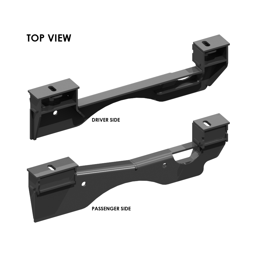 PullRite 2766 Bolt-On Fifth Wheel Hitch Mount Kit