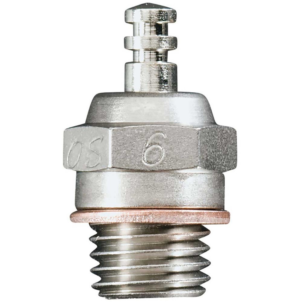 OS #6 A3 2 Two Stroke Nitro Engine RC Airplane Hot Glow Plug OSMG2690