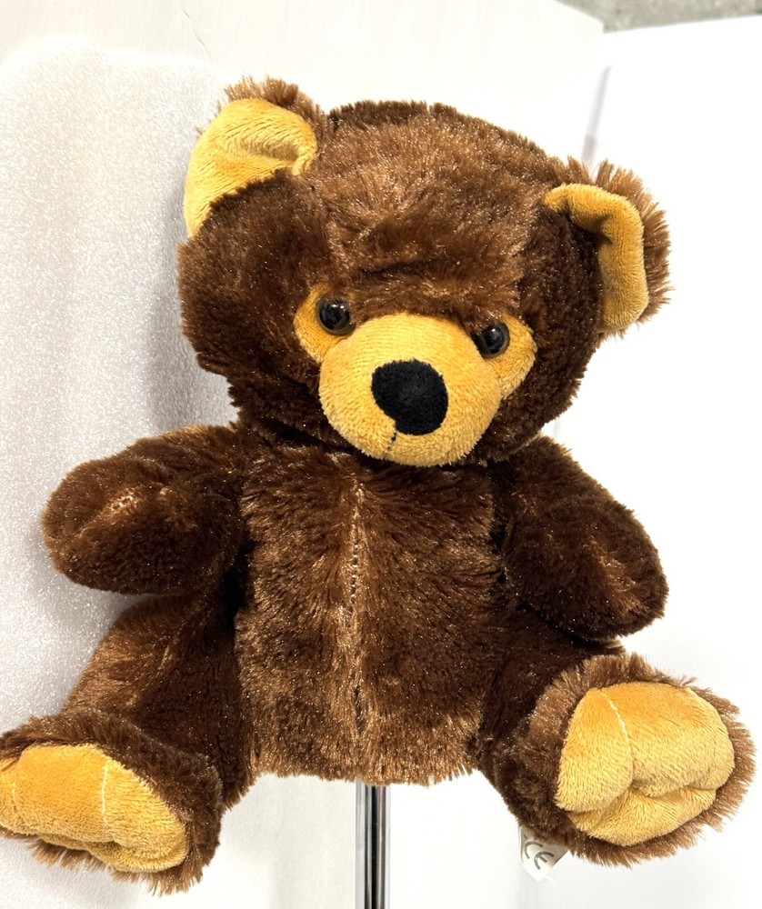 Kellytoy Plush Brown Bear Hand Puppet 9”