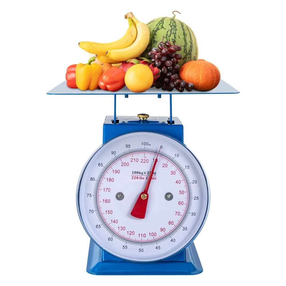 Industrial Dial Scale 220-LBS Heavy Duty Portion-Control Mechanical Dial Scale