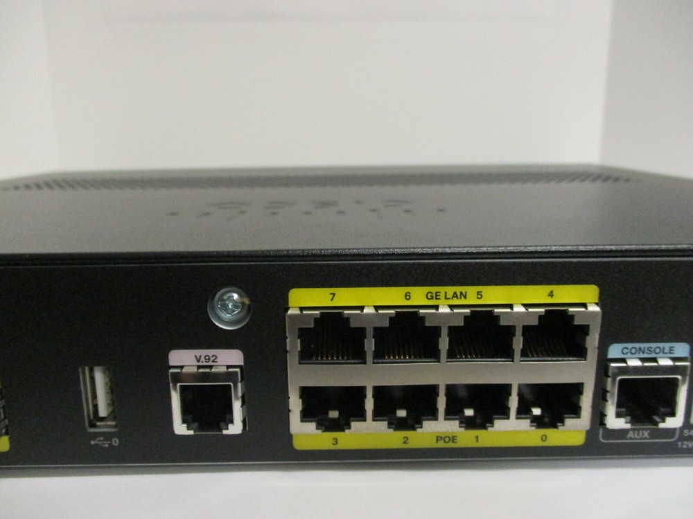 CISCO, C891F, GIGABIT ETHERNET SECURITY ROUTER, SURPLUS