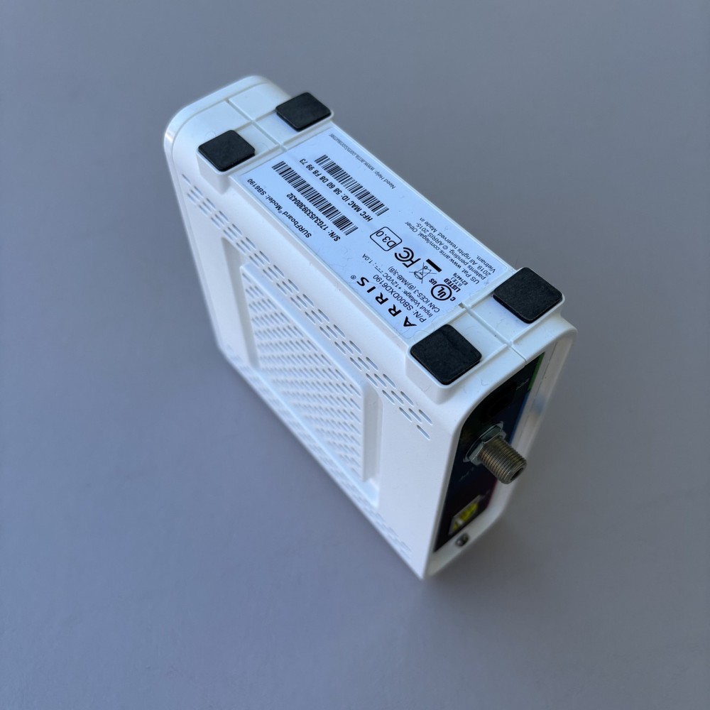 ARRIS Surfboard SB6190 DOCSIS 3.0 Cable Modem White Tested
