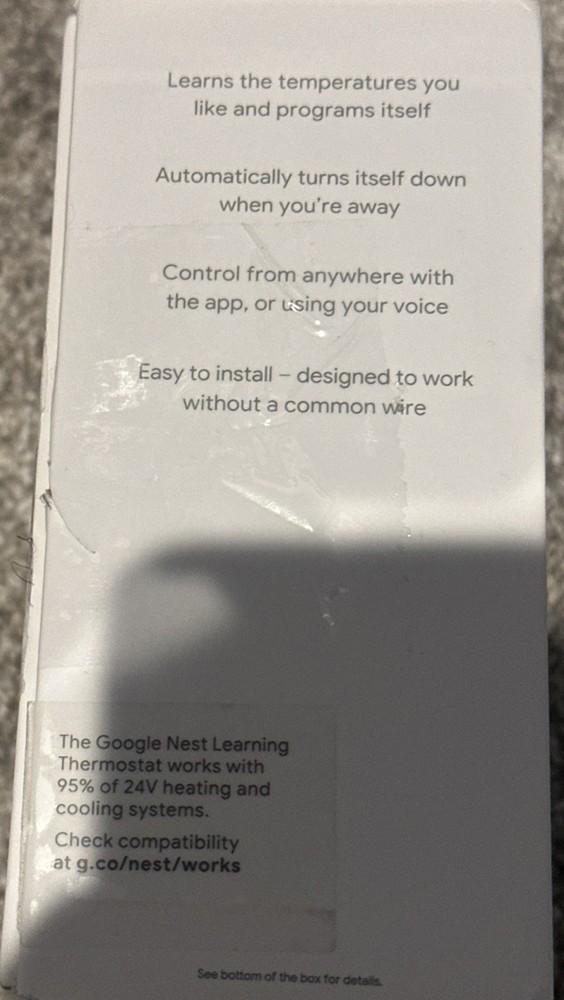 Nest T3019US Programmable Thermostat