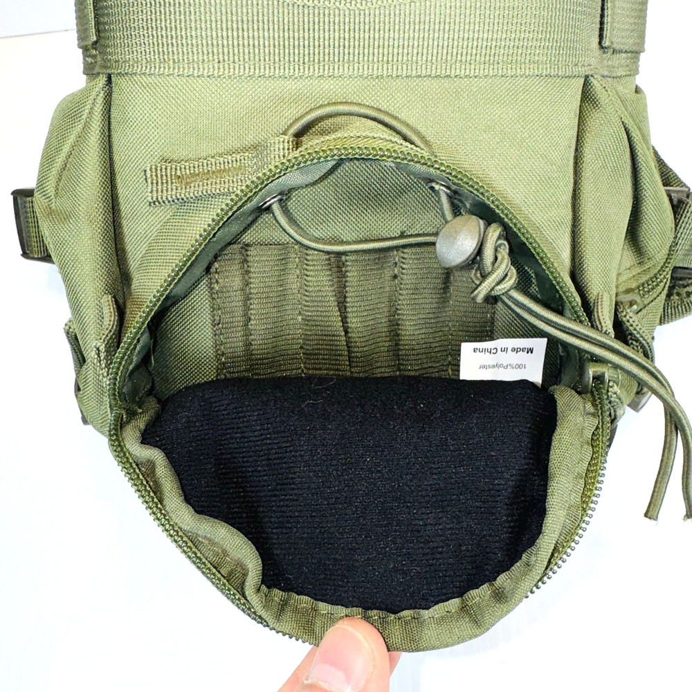 Boundless Performance Binocular Harness Chest Pack Tactical Bag Olive Drab Green
