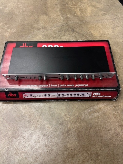 dbx 286s microphone preamp processor