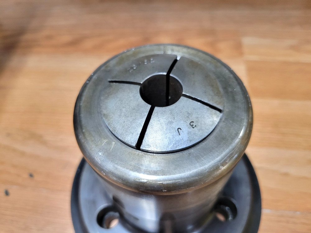 NICE ATS 3J COLLET CHUCK NOSE W/A2-5 MOUNT