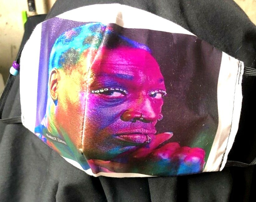 ***Dennis Rodman*** REVERSIBLE Cotton Face mask (handmade) 2