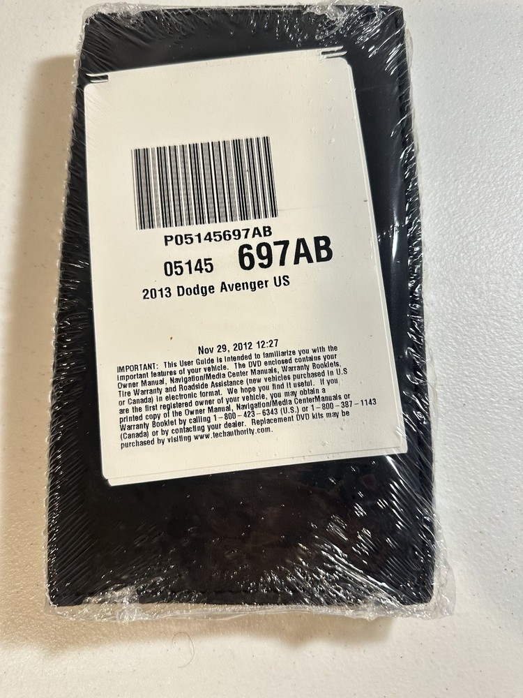 2013 Dodge Avenger Owners Manual Set