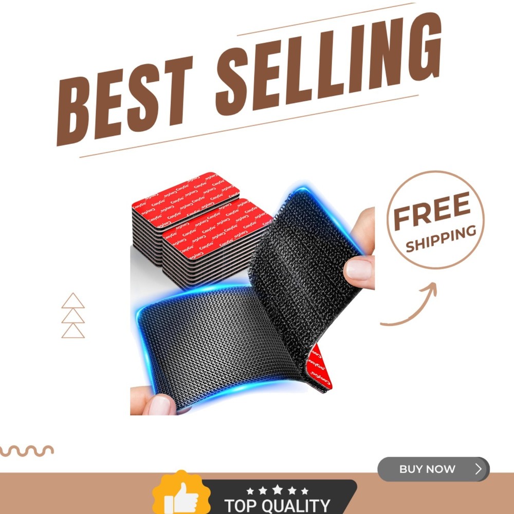 Heavy Duty Waterproof Hook and Loop Strips - Secure Grip for Every Application