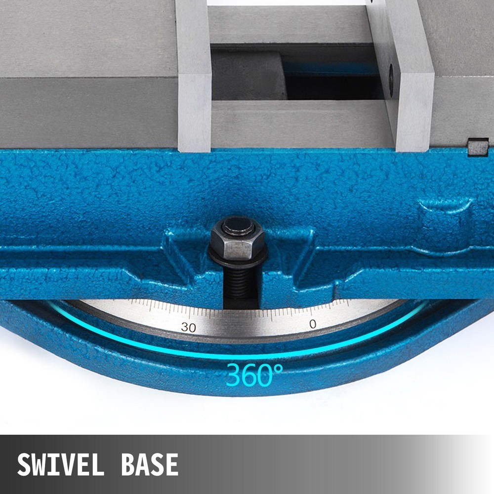 Solid Cast Iron 3.15in Vise 15,000N Clamp Strength