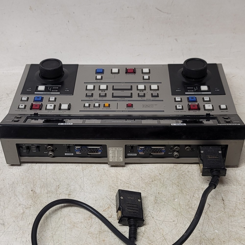 Panasonic AG-A650 Editing Controller UNTESTED No Power Supply
