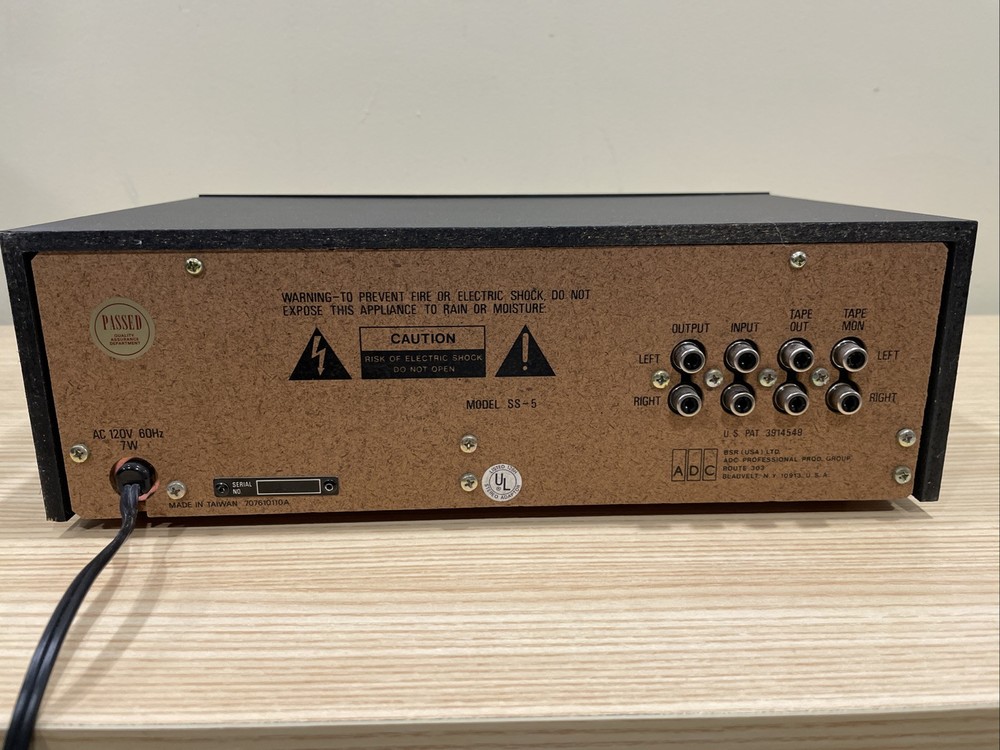 ADC SS-5 Sound Shaper Five Stereo Frequency Equalizer