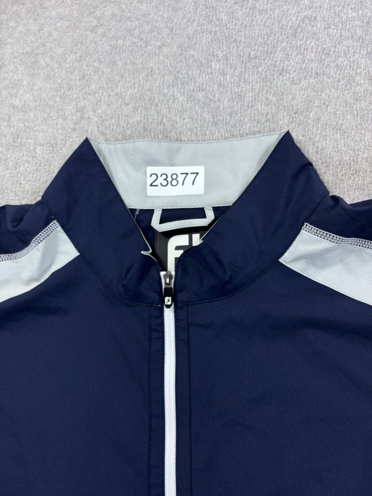 Footjoy Performance Half Zip Long Sleeve Golf Pullover (Men's XL) Blue