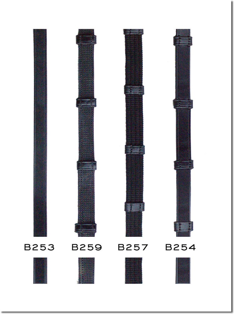 Dy'on Rolled Flat Reins with Stops