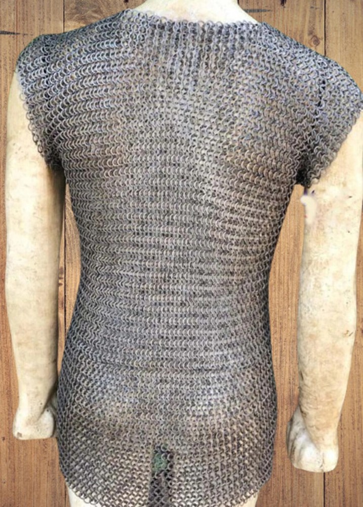 Chainmail Sleeveless Costume, 9mm Flat Riveted And Washer