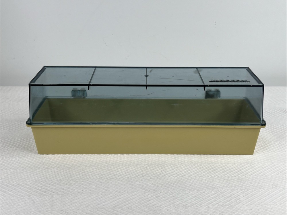 Vintage Microstore 3.5" Floppy Disk Storage