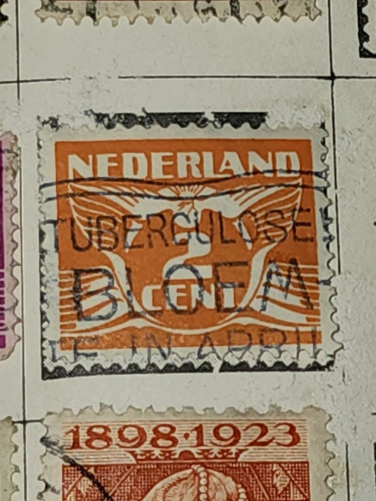 Foreign Netherlands 2c Stamp Used - #H468
