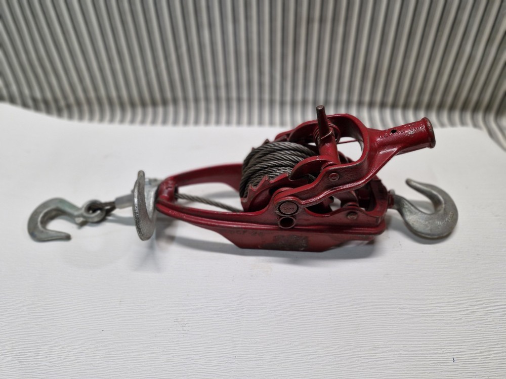 2 ton Wyeth-Scott More Power Puller Wire Cable, With Double Line