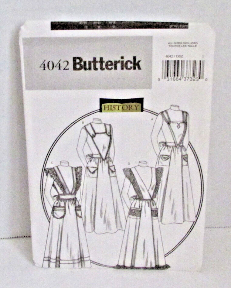 Butterick #4042 History Aprons OSFA - CUT