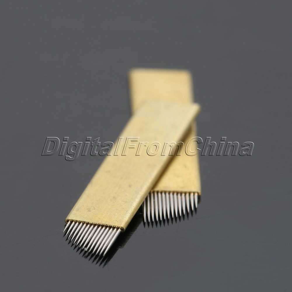 5Pcs Microblading Blades for Eyebrow Tattoo Permanent Makeup Manual Needles