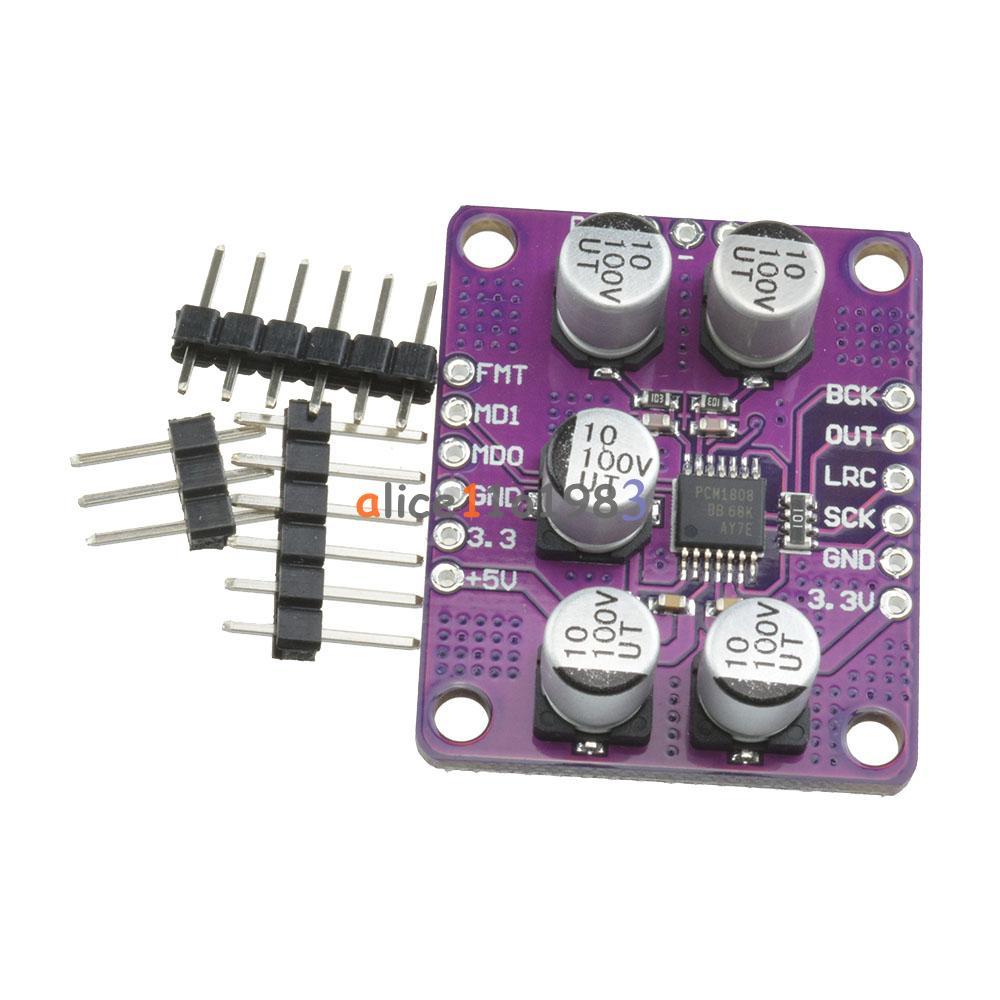 PCM1808 Audio Stereo ADC Single-Ended Analog-Input Decoder 24bit Amplifier Board