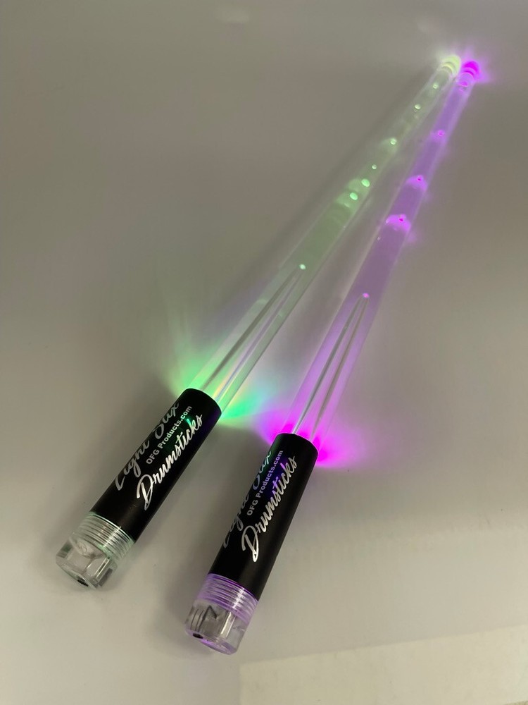 Light Up Color Changing LED Drumsticks USB Rechargable