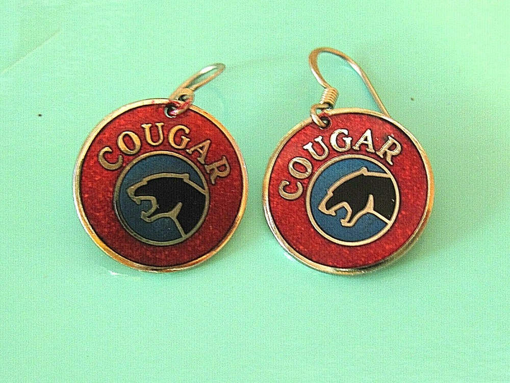 MERCURY COUGAR - earrings , ear rings GIFT BOXED
